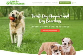 dog walking website pet sitting dog trainer pet care website dog training wix