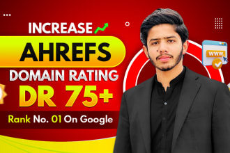 increase your website ahrefs domain rating DR 70 with premium SEO backlinks