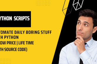 python scripts for automation,web scrapping