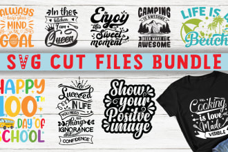provide svg design cut files, pdf, png, dxf bundle for etsy and others