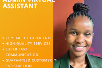 be your personal admin and virtual assistant