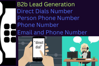 collect direct phone numbers, mobile, cell phone number and email from linkedin