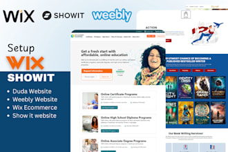 showit wix online course weebly duda website workout wix store ecommerce expert