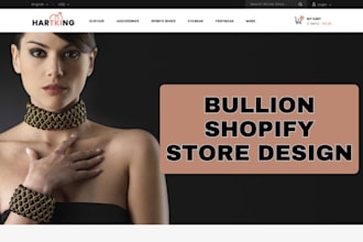 design bullion shopify pearl store jewelery website bullion dropshipping store
