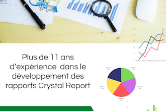 design and develop your report using sap crystal reports
