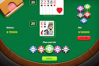 build blackjack, poker, baccarat, crash game, rummy game, teen patti