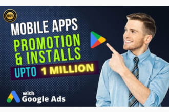 do mobile app promotion, app installs and game promotion