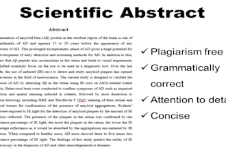 write abstract for your project