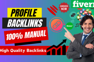 setup 400 social media account  profile backlinks and  profile creation
