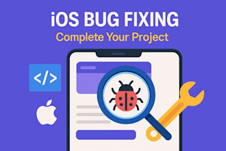 fix bugs or complete your ios app in swift and objc
