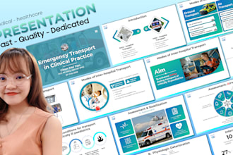 create medical and healthcare powerpoint presentation slides