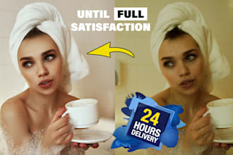 do professional skin retouching and portrait editing