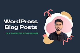 publish any articles and blog posts to wordpress website