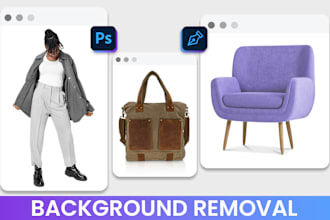do product image editing retouching and remove background from image