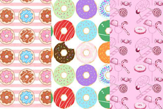 design cute seamless pattern for your prints and wallpaper