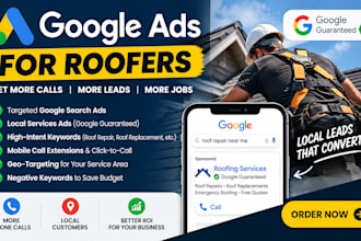 set up and manage google ads for roofing contractors