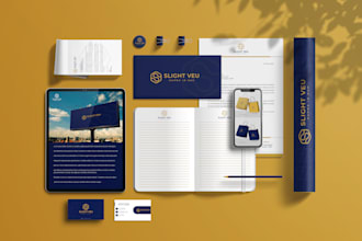 design minimalist logo with brand style guide and brand kit