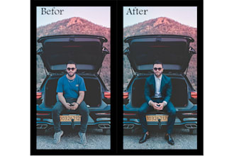 do your picture with suit