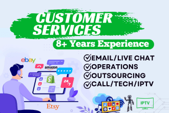 be your expert customer support agent for full time customer service