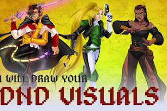 draw your dnd or roleplay game visuals