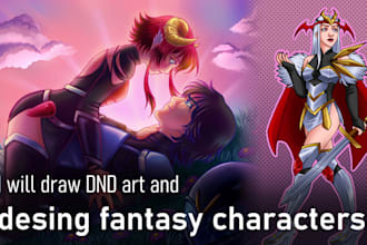 draw your fantasy character, original dnd character