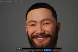 3d cgi character, metahuman for virtual influencer, chatgpt, npc and mocap ready