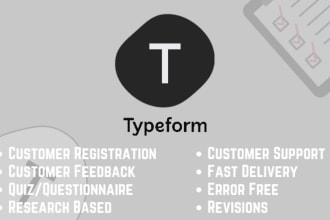 develop online forms with type form and jot form