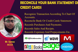 reconcile your bank and credit card statements