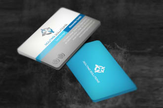 create 2 different modern and professional business card