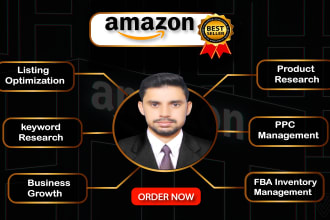 be your amazon fba virtual assistant for pl and wholesale amazon VA