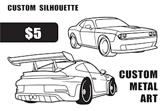 design vector silhouette car modern, classic, vintage