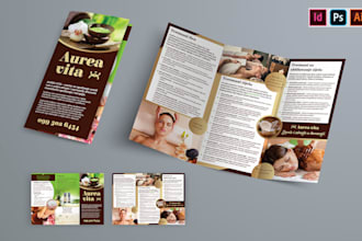 design a trifold brochure