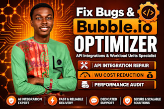 fix bubble API connector error, fix bubble app error, do bubble io bug fixing