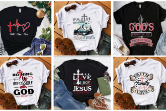 do christian t shirt, typography, religious t shirt design