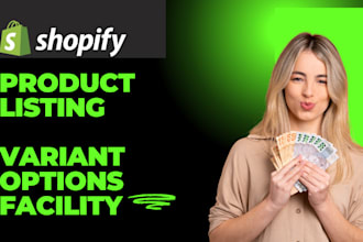 product upload or add product listing to shopify store