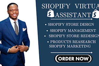 be your shopify virtual assistant, shopify store manager, shopify website
