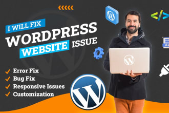 code to fix wordpress website issues and critical error