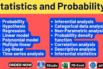 do statistics, probability, and data analysis with excel, r