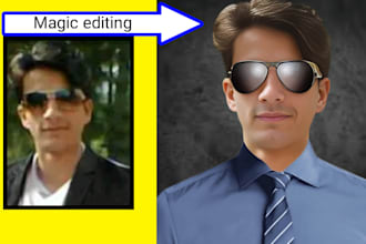 resize image or picture to upscale and also enhance, retouch