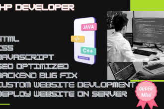 be your PHP developer to fix error or develop any PHP website, desktop app