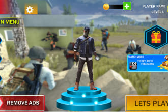 design perfect and professional game UI for mobile