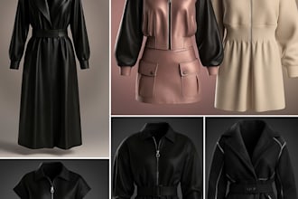 design 3d fashion apparel, clo3d garments, tech packs and realistic clothing