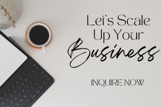 be your dedicated business consultant