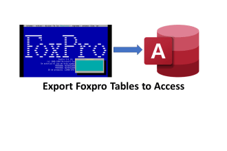 migrate your foxpro tables to access