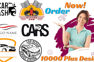 design car logo automotive custom maker business modern