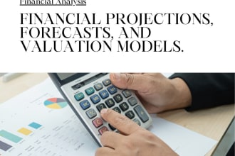 create financial model, projections, dcf, ratios, npv, irr