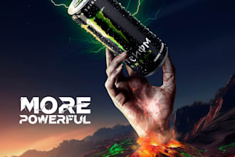 design product marketing juice , food social media post, ads