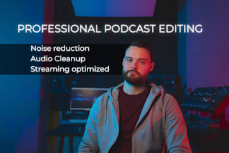 edit and cleanup your german or english podcast