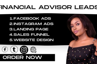 build financial advisor lead generation tax website financial website tax leads