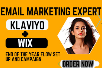 set up your klaviyo flows and wix email marketing for 2024